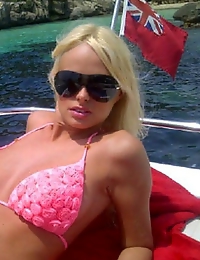 Sweet girlfriend having fun